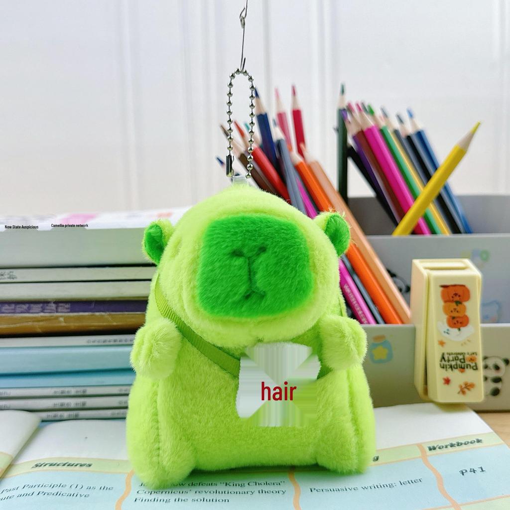 Pingente Capivara Chaveiro de Pelúcia - Presente de Aniversário Boneca de Pano