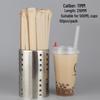 Disposable Pointed Drinking Straws for Boba Tea