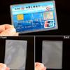 10 Stück/Packung Klare Kartenhüllen Kunststoff 6x9cm Anti-Verlust Kartenhülle Für Kredit-ID-Karten Aufbewahrung Organizer Schutzhüllen Karten Tasche