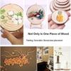 3-16CM Thick Natural Pine Round Unfinished Wood Slices Circles With Tree Bark Log Discs DIY Crafts Wedding Party Painting 1-10pc