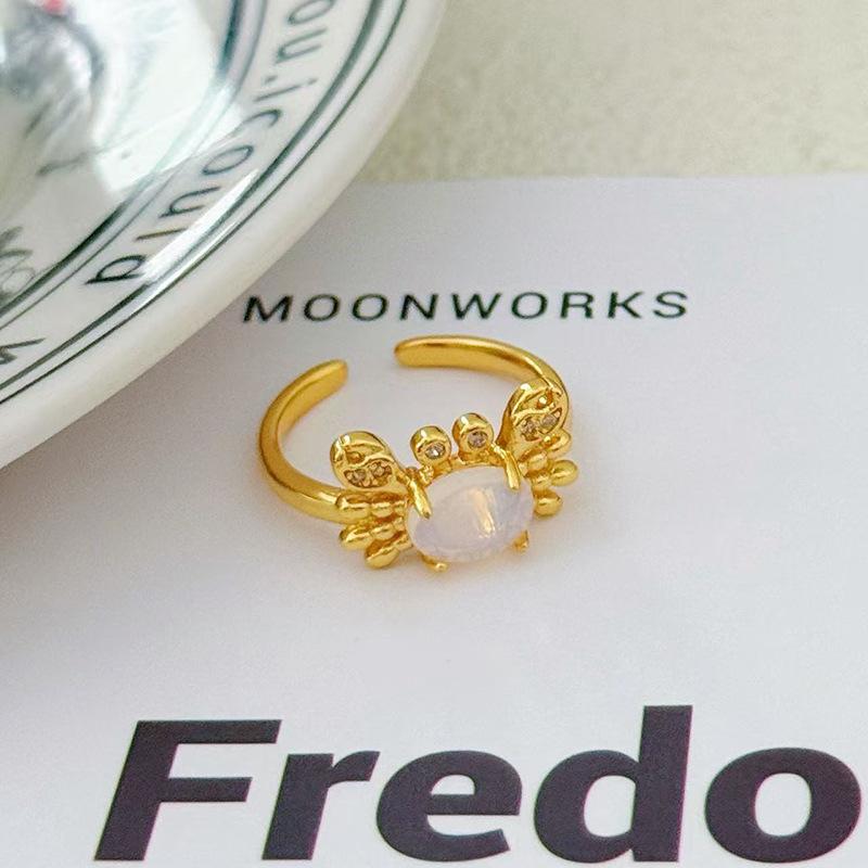 Italian Medieval Vintage Brushed Open Ring Niche High-End Exquisite Retro Personalized Ring