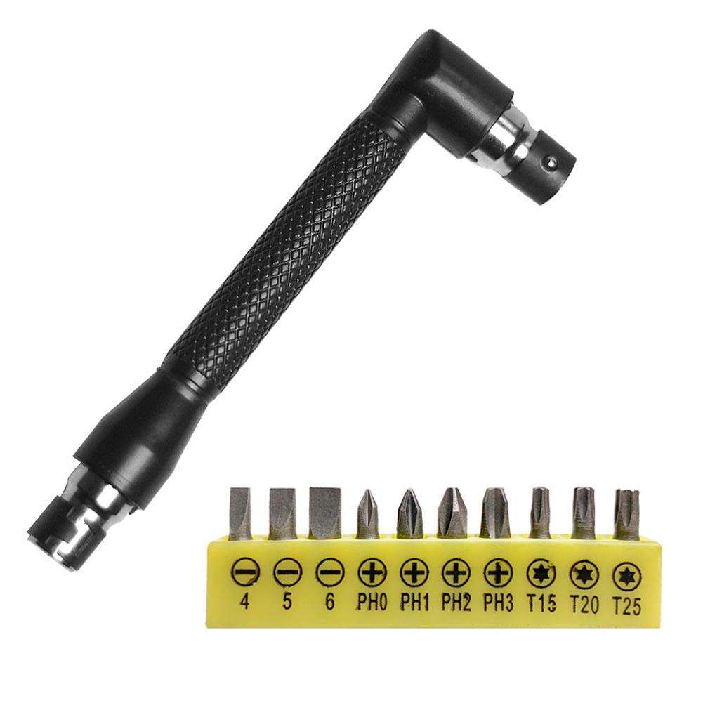 

L Type Hexagon Screwdriver Bit With Double-End Handle 6.35mm Socket Wrench Tool For Assembling Furniture Repairing Electronics China Mainland