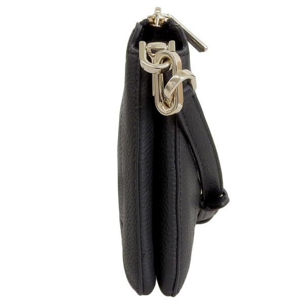 Kate Spade Lena Double Compartment Crossbody Shoulder Outlet Brand Women's Bag, KH430, Black, Leather.