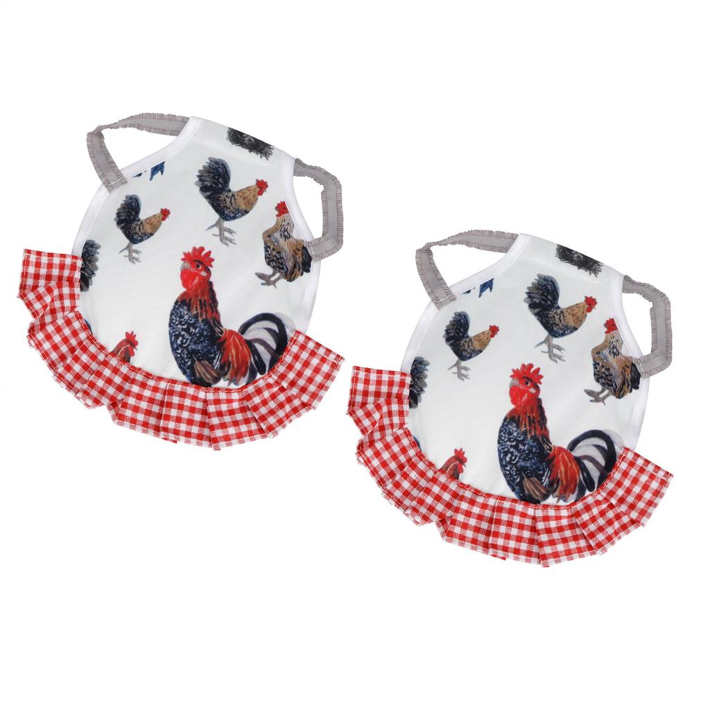 2Pcs Chicken Saddle Hen Apron Wing Feather Protector Elastic Protection Pet Poultry SuppliesC Type