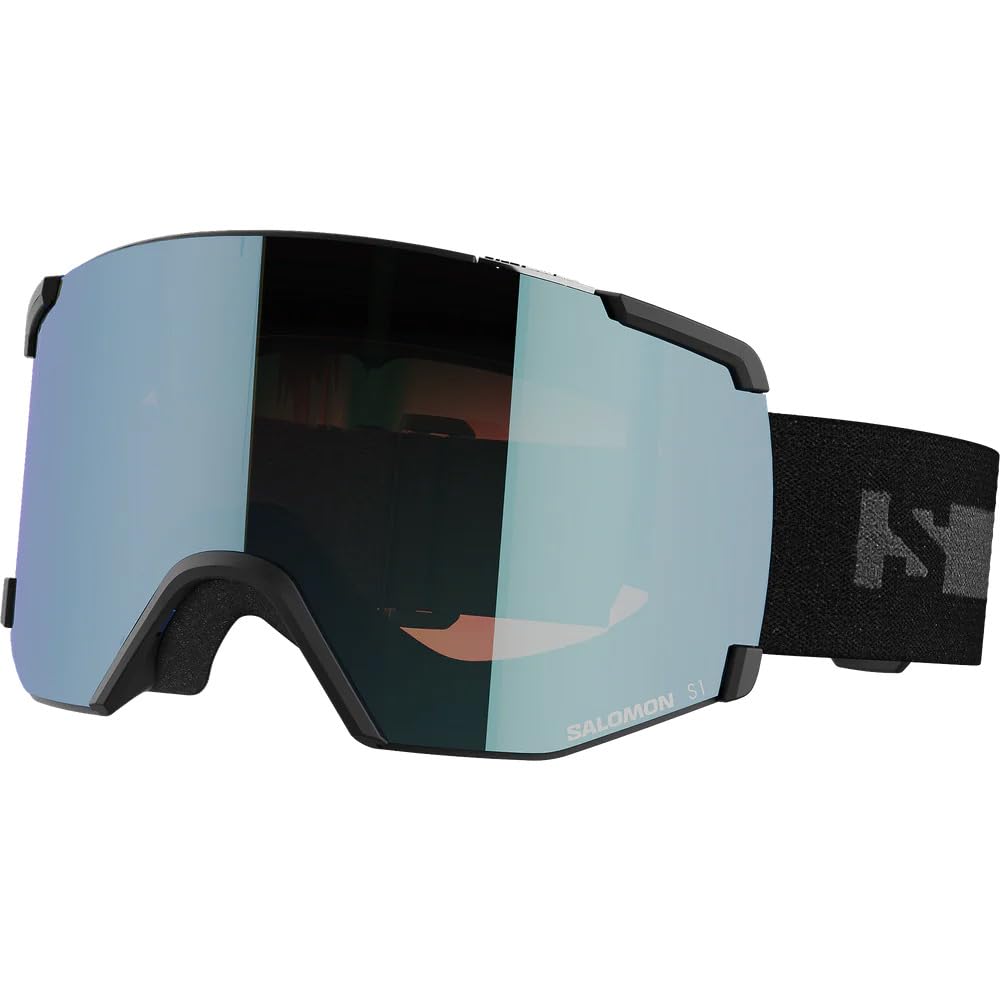 Salomon ML Ski and Snowboard Free Black S/VIEW Goggles, 2023-24 Model, Unisex, L47252200, Size,