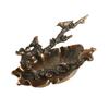 Vintage Metal Tree Branch Backflow Incenses Holder Waterfall Incenses Cones Burners for Meditations and Relaxation Space