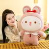 Cute Healing Rabbit Doll Expression Little Rabbit Plush Toy Sleeping Doll Children's Pillow Gift Girl