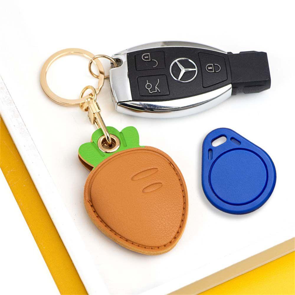 Useful Access Card Bag Pendant Keychain Access Control Card Cover Case Key Ring Keyfob