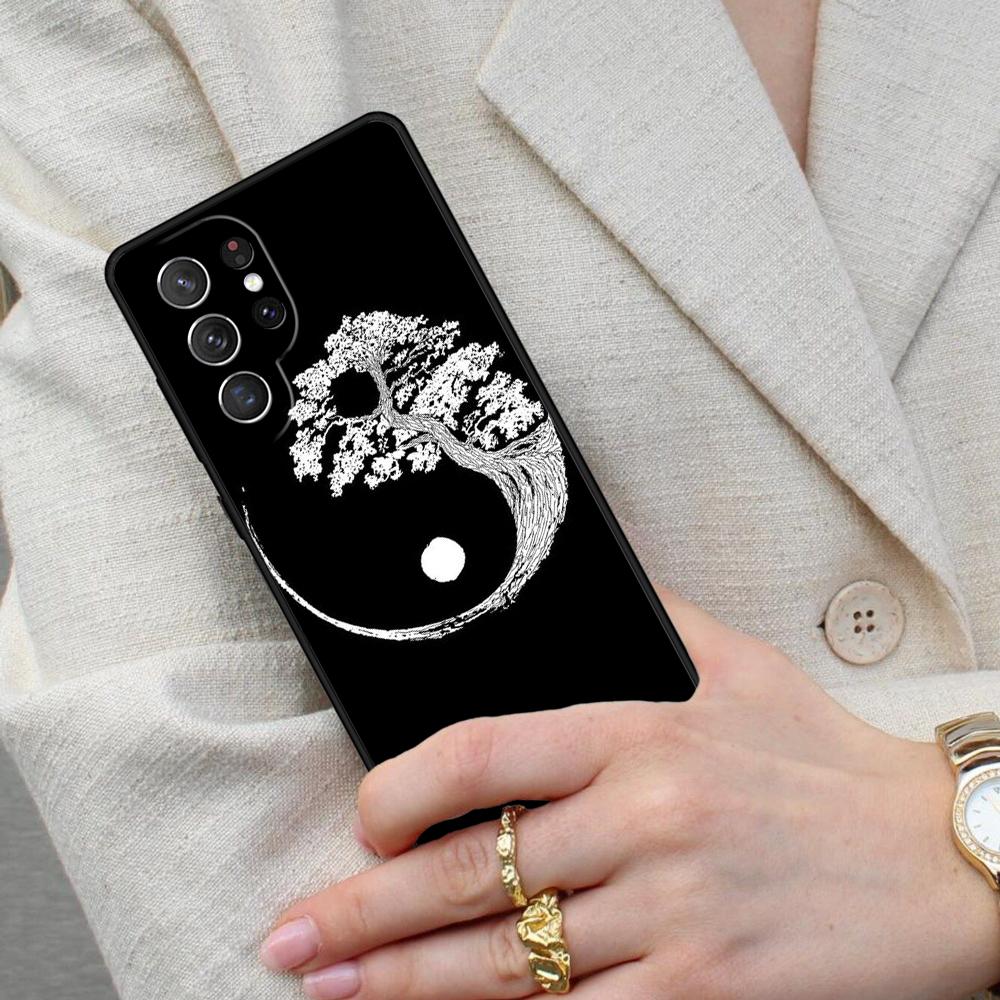 Tree of Life Yin Yang SOFT Cell Phone Case for Samsung Galaxy S26 Ultra S25 S24 S23 S22 S21 S20 Note10 Cover