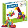 Magnetic Constructor Magformers Tileblox Rainbow, 60 Pieces