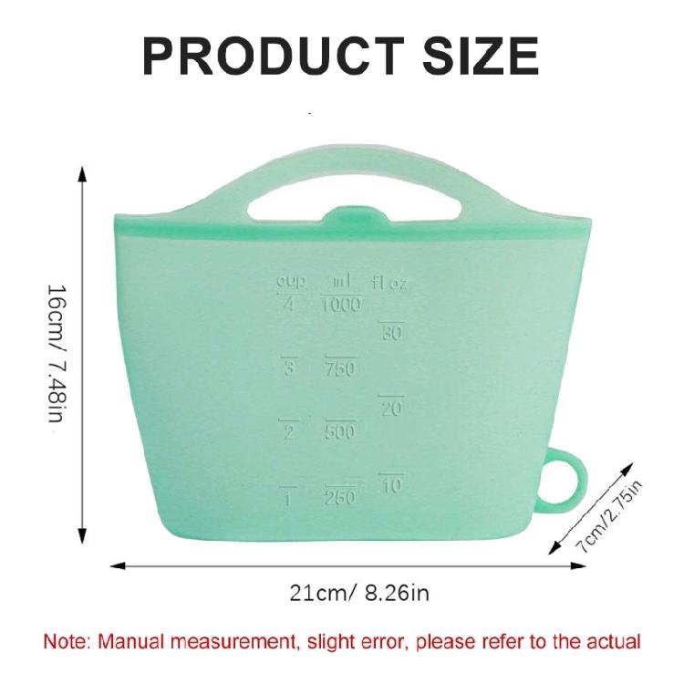 Convenient Silicones Sterilizer Bag Kitchen Bag Transparents Freshes Shut Bag for Refrigerator Freshes Keep Accessory
