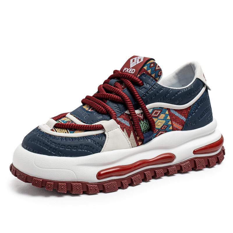 

Sports and leisure shoes boys Korean version spring and summer new thick-soled trend board shoes men s ins youth men s shoes 39