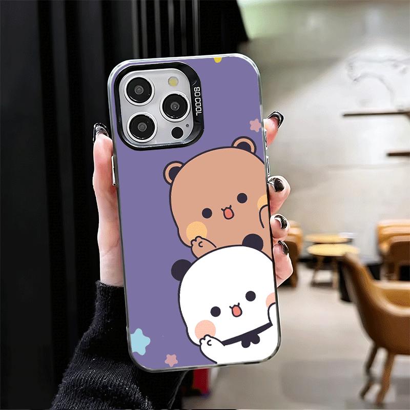 Bubu Dudu Cartoon Cute Soft Phone Case for iPhone 15 16 17 Pro Max 17Air 16E 14 Plus 13 12 Mini Shockproof Cover Back Shell