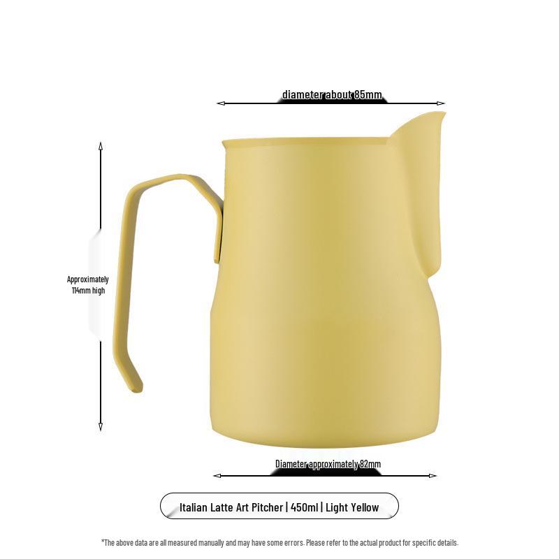 Professional Latte Art Pitcher - Eagle Beak Milk Frothing Cup, 304 Stainless Steel