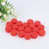 NUOLUX 100 Pieces Colorful Plastic Bottle Caps, Perfect for Drawing and Crafts, Red