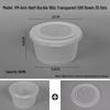 Bols en plastique jetables de qualité alimentaire pour emporter avec couvercles