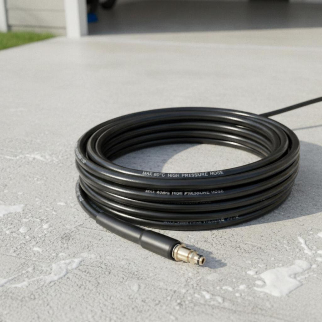 Pressure Washer Hose with Push To Connect Fittings Braided Quick