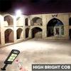 3000LM LED Wall Lights with Smart Sensors, Garden and Street Lights with Solar Charging, 3 Modes, Remote Control, IP67