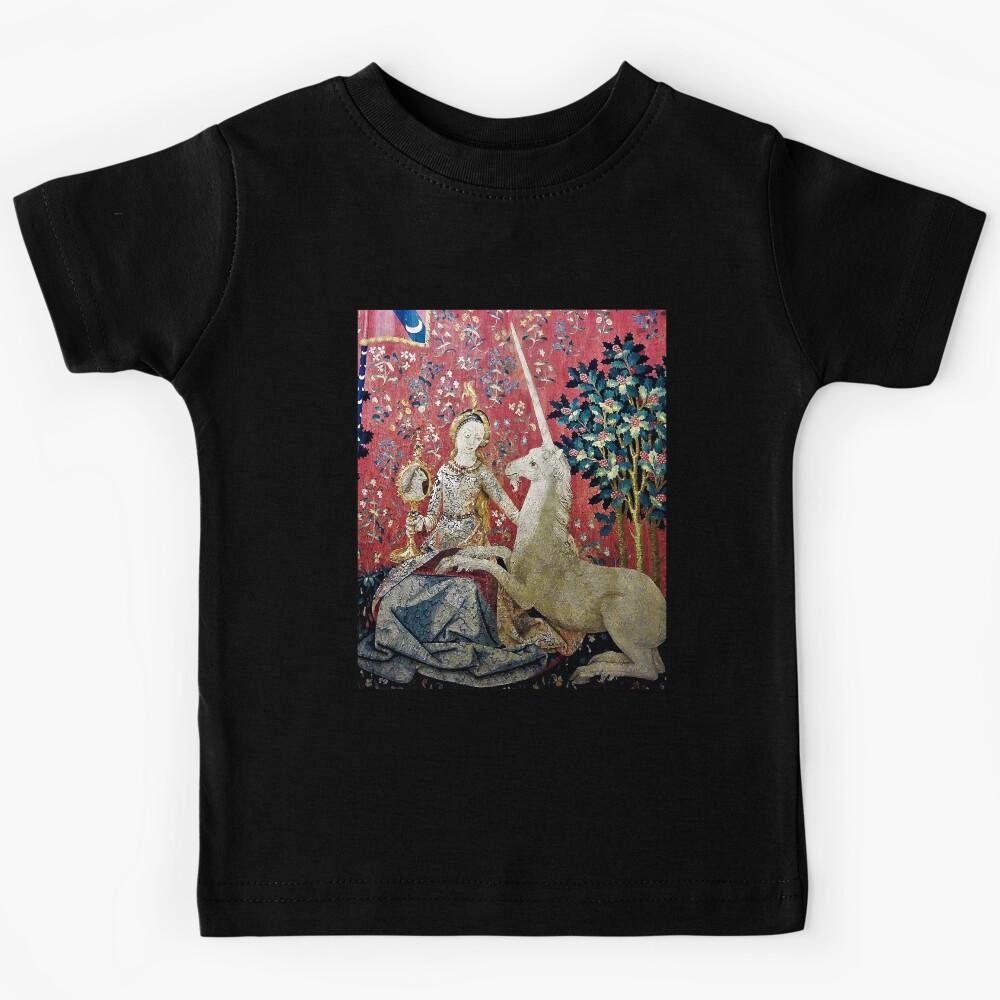 Lady with the Unicorn, detail sight Kids T-Shirt 160