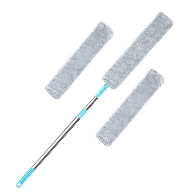 Bendable Dusting Wand Telescopic Length Furniture Ceiling Car Interior Cleaner Flat Duster 1
