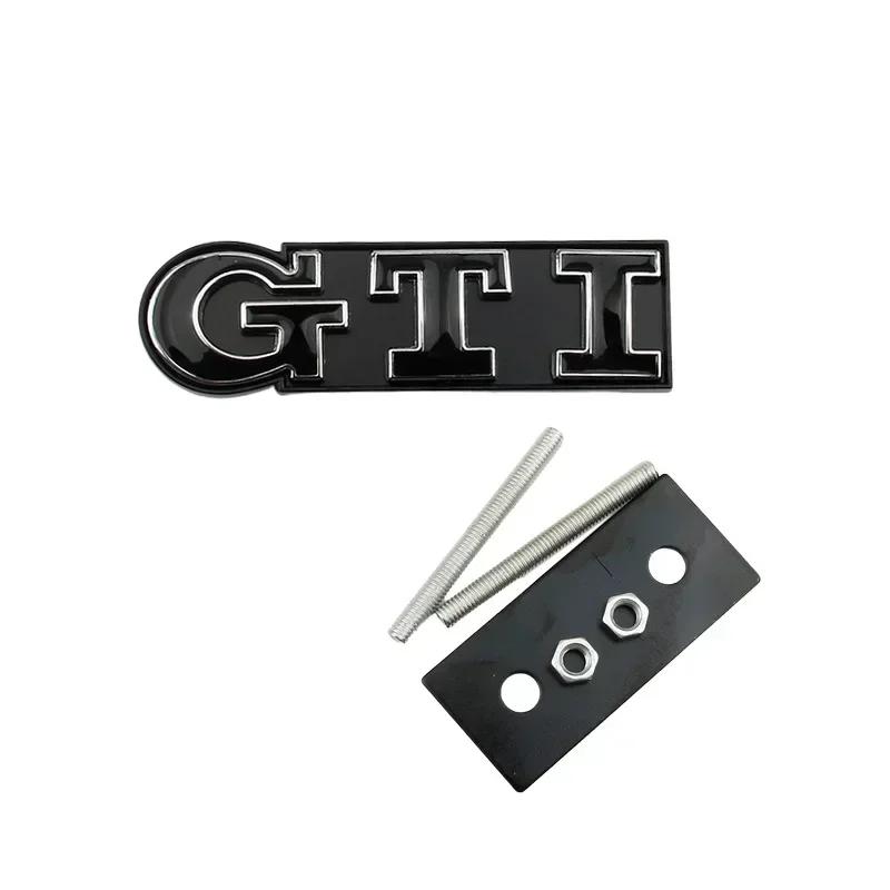 2026 Hot Sticker for Volkswagen Metal GTI Logo Car Front Grille Emblem Badge Polo Caddy Golf 4 5 6 8 Jetta Tiguan Touran Passat