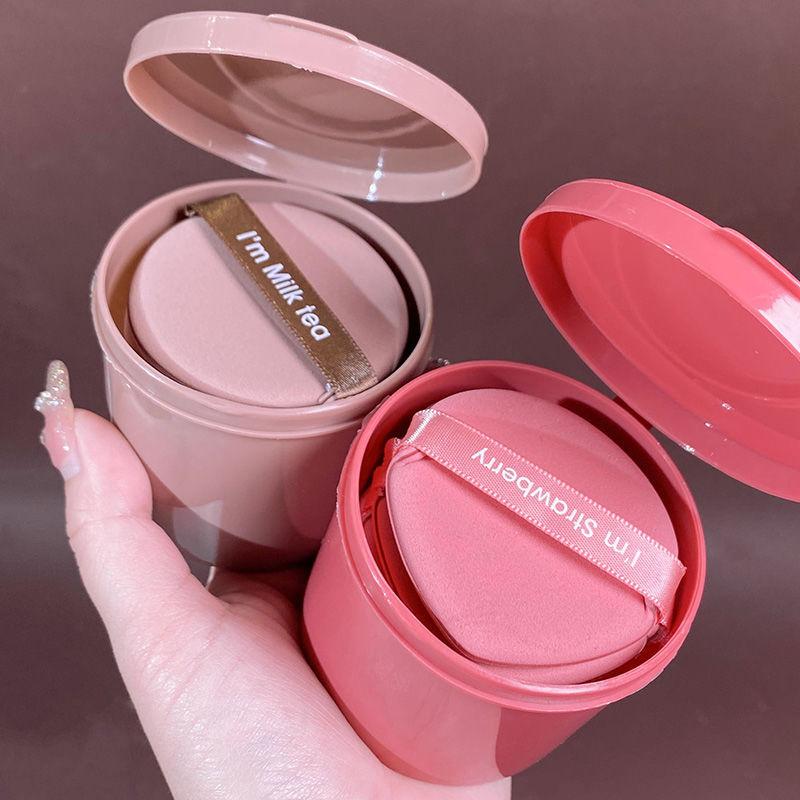 7 PCS Strawberry Makeup Puff Set Ladies Soft Foundation Isolation Air Cushion Double Sided Sponge Puff Beauty Makeup Tool