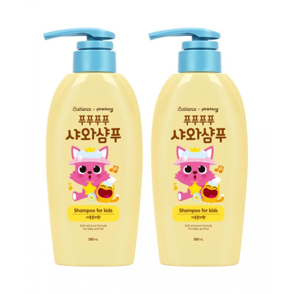 Elastine Pinkfong Shower Shampoo 380ml X 2 NONE