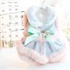 Luxury Dog Clothes Warm Princess Pet Dress Coat Symphony  Fragrance Traction Dog Clothes for Small Dogs