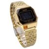 Zegarek cyfrowy CASIO Seria Vintage Ośmiokątna Tarcza Czarno-Złoty Odwrócony Wyświetlacz LCD Model Zagraniczny [Casio] LA680WGA-1B Damski