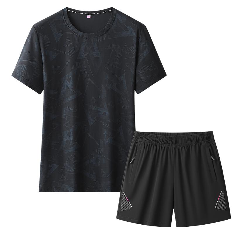 Short Sleeved Sports Suit Summer Loose Casual Two-piece Set