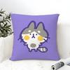 Fantasy Cartoon Colorful Animal Patterns Pillow Case Cotton Linen Fabric Square Zipper Pillowcase Home Decorative Living Room