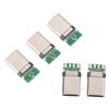 5 Stück USB 3.1 Typ C Stecker DIY Lötstecker Buchsenanschluss An der PC-Platine befestigt -Homeclub