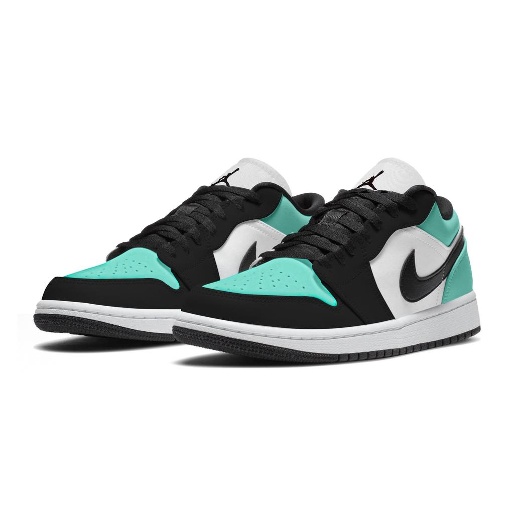Jordan Air Jordan 1 Low top Skateboard Shoes Unisex Blue 553558-165(Team963-SBOX)