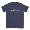 Deftones White Logo T-Shirts for Men Harajuku Gothic Japanese Vintage Cotton Tee Round Neck Short Sleeve Soft Oversized T Shirt