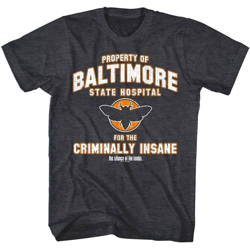 Silence of the Lambs Property of Baltimore State Hospital Men T Shirt XXL
