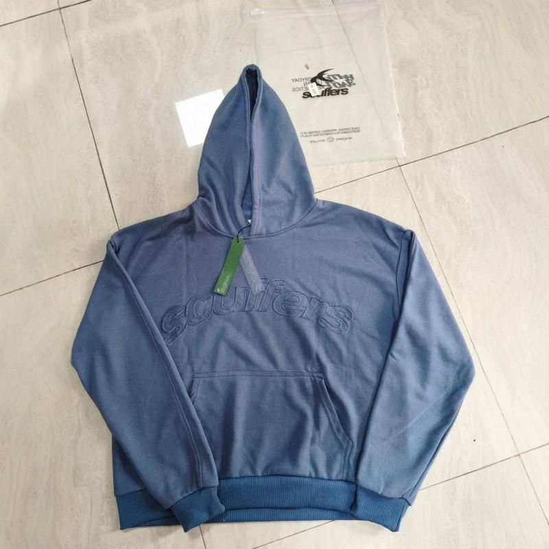 Mens Womens Hooded Sweatshirt With Print Loose Fit Cotton Blend Pullover Fall Casual Wear