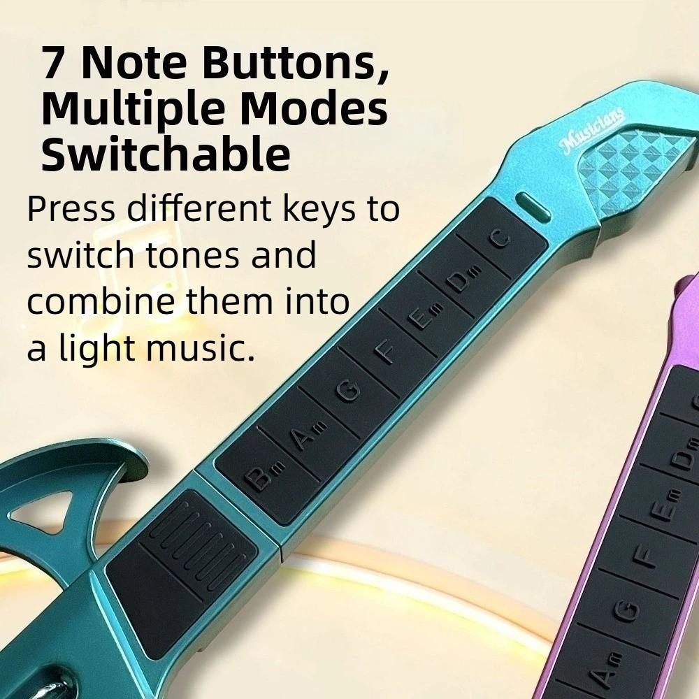 Foldable Smart Stringless Guitar Music Enlightenment Instrument  For Beginner Entry Level