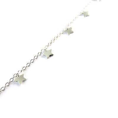 [N3401] - Silver 'Stars' Bracelet