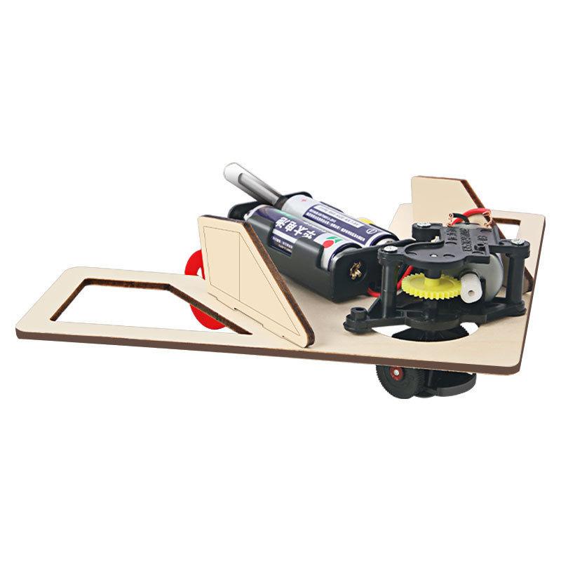 Simulated Obstacle Avoidance Robot Assembly Material Set Children Puzzle Toy For Educational Activities