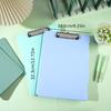 3pcs Durable PP Clipboard Organizer with Writing Pad - Sleek A4 Document Holder, Multi-Color, Ideal for Office & School Supplies