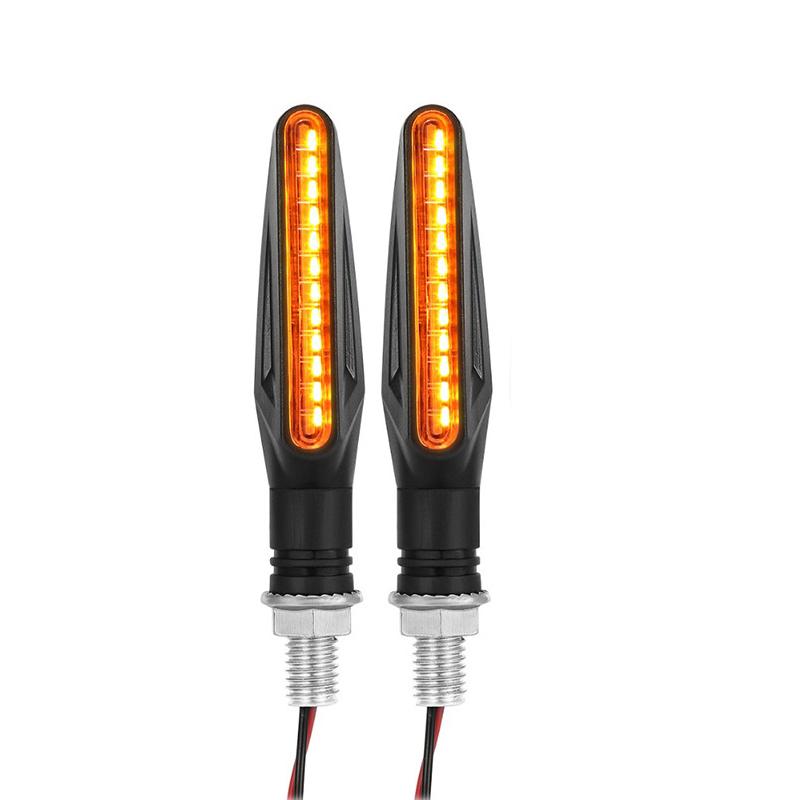 4PCS Motorcycle Turn Signal Lights 12V LED Moto Flashing Indicator Rear Lights Lamp Waterproof Motorcycle Signal Lamp Universal