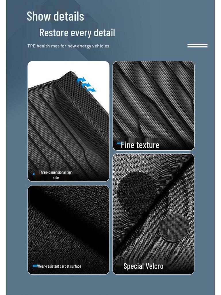 24-26 BYD Seal 06 DM-i TPE Waterproof Floor Mats & Trunk Liner