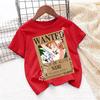 Cute Chopper Cartoon Print Kids TShirt Adorable Anime Character Design Childrens Short Sleeve Tee Perfect for Litt