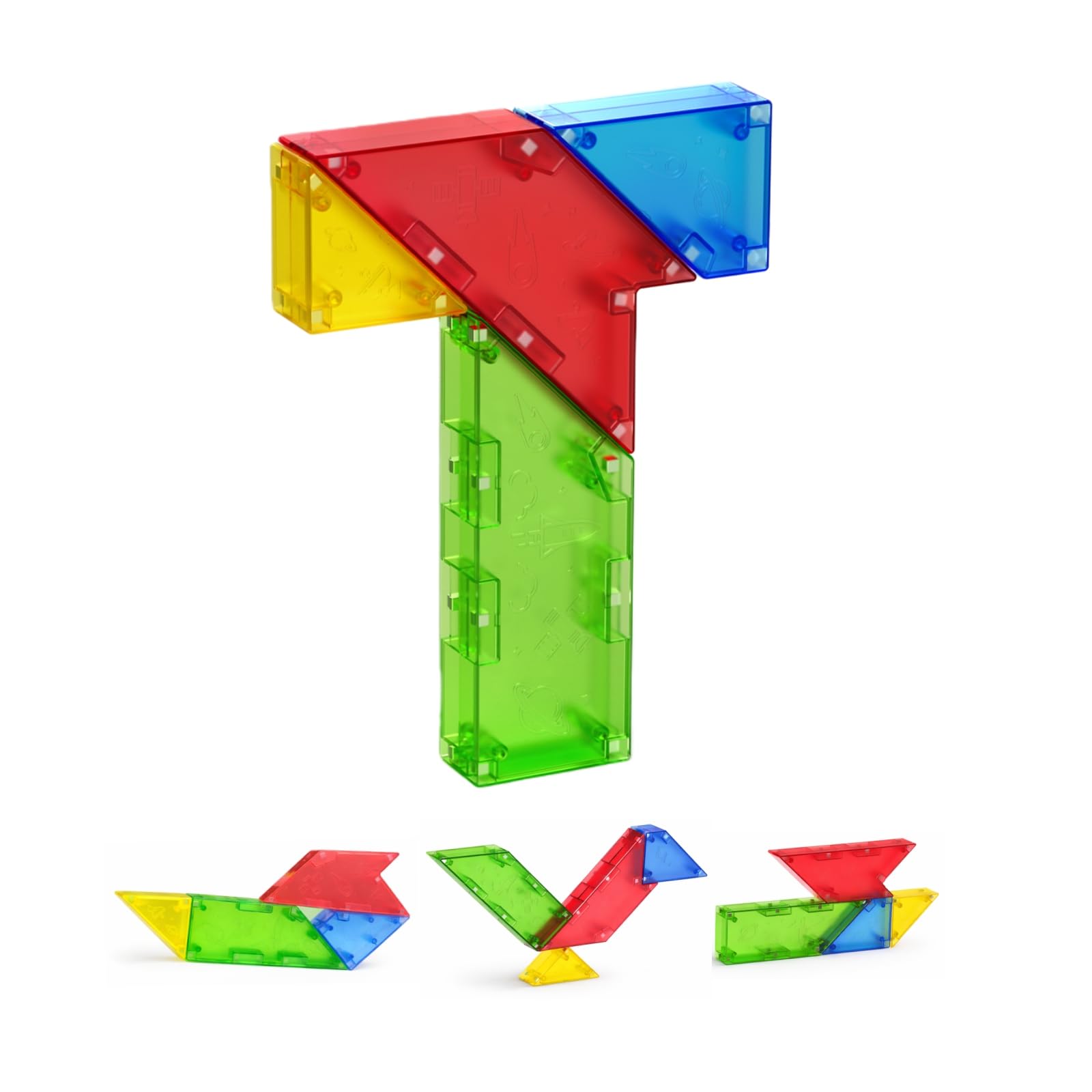 

Walk Puzzle Educational Toy Magnetic Blocks Puzzle You Can Play With Ages 5 and Up Montessori Style Magnetic Toy for Boys and Girls Gift Set of 4