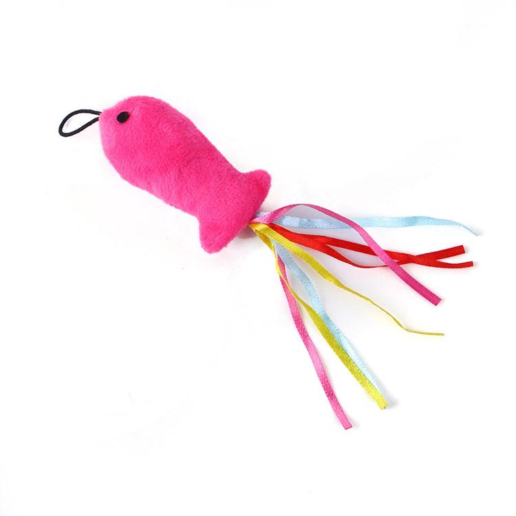 Funny Cat Toy Set Interactive Cat Teasing Stick Feather Replacement Head Adjustable Three Section Fishing Rod Pet Supplies