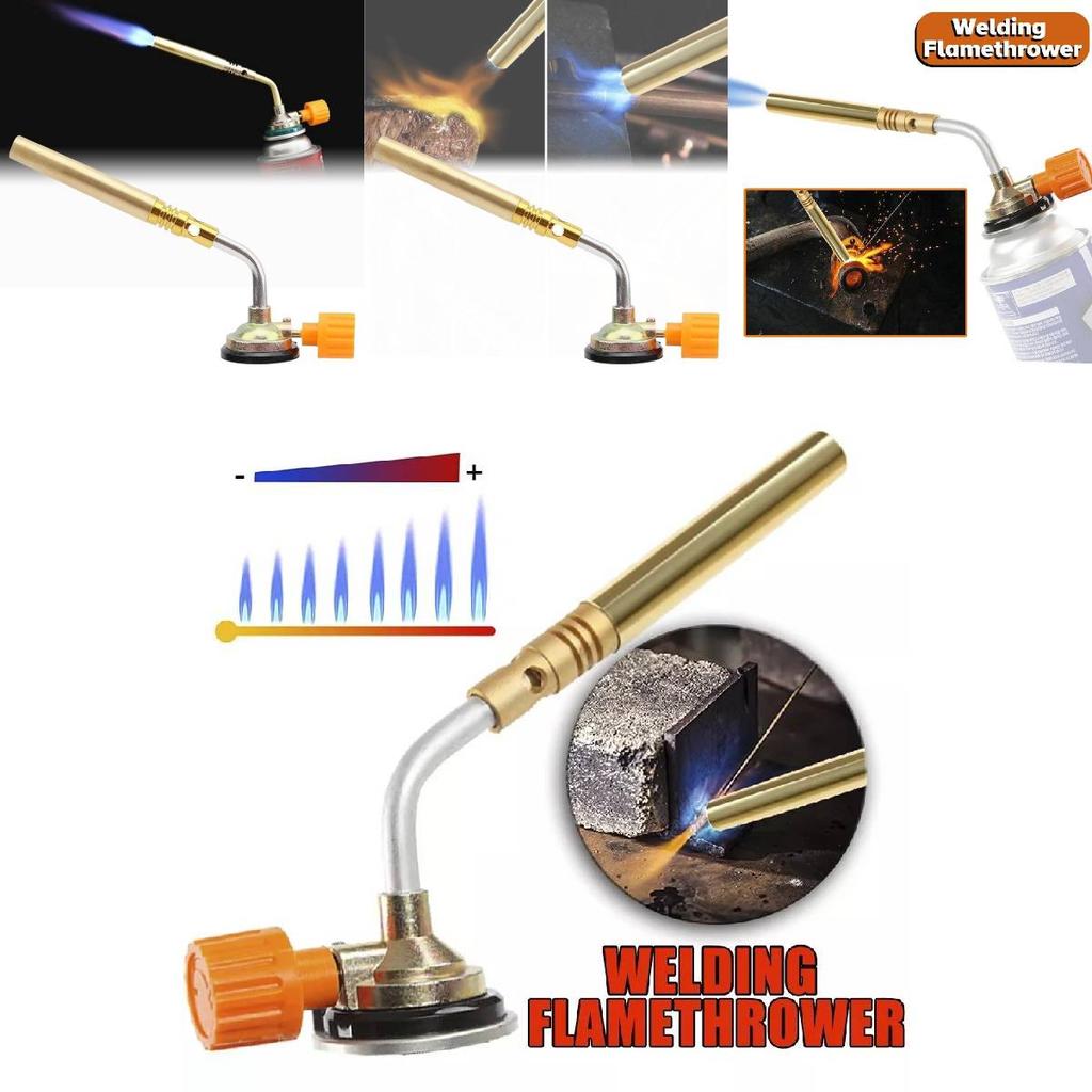 Handheld Butane Torch Gun Safe Wind-resistant Metal And Plastic Baking Tool