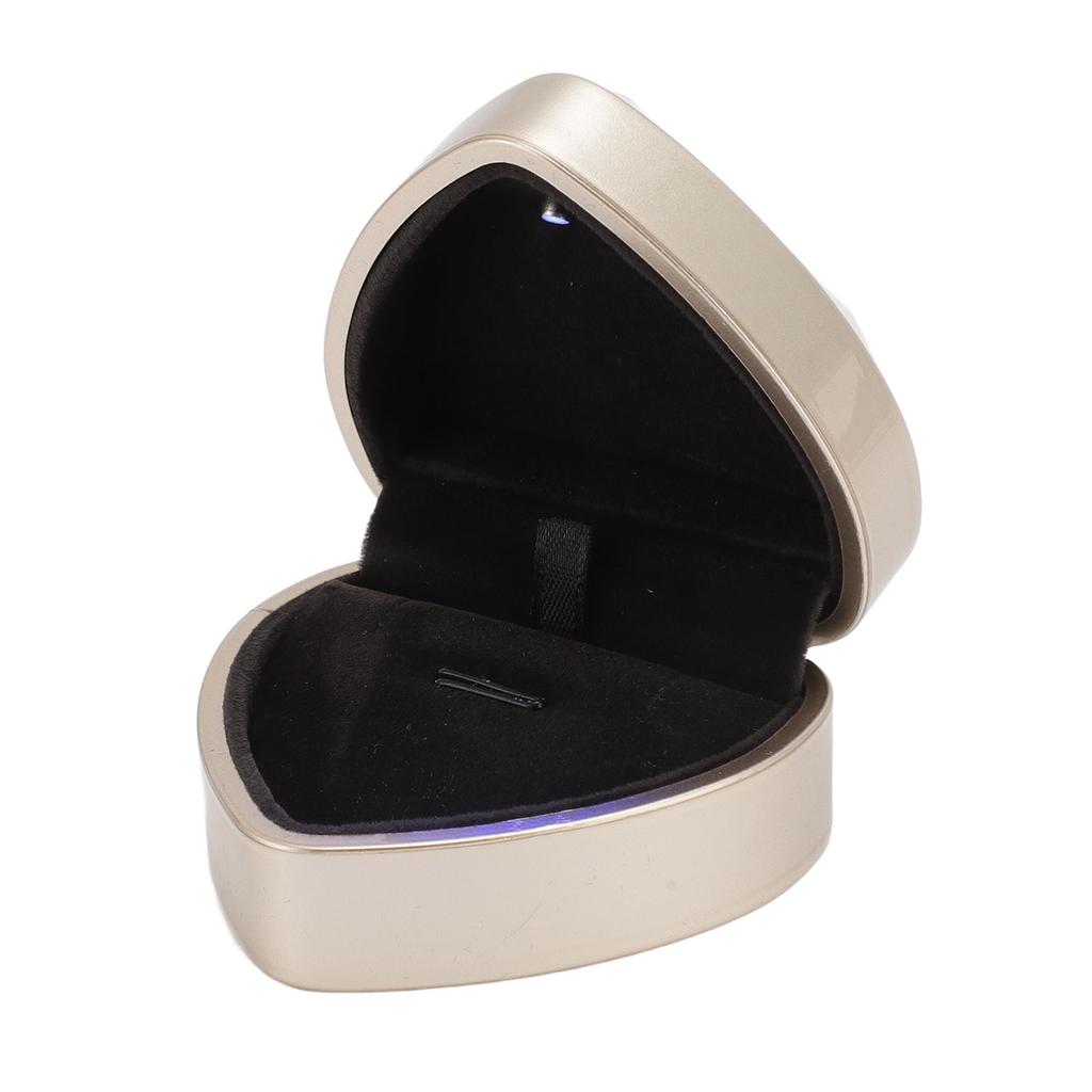 LED náhrdelník ve tvaru srdce elegantní stylová malá dárková krabička na šperky pro dárek svatební zásnuby
