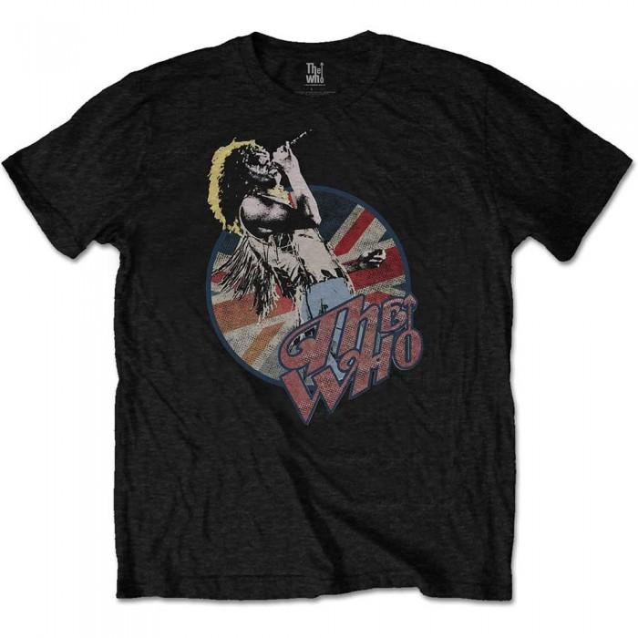 T-shirt in cotone Roger Vintage Pose unisex adulto di The Who S nero