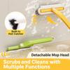 Detachable Crevice Brush 2in1 Toilet Brush New Gap Cleaning Brush  Bathroom