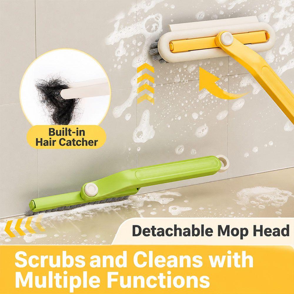 Detachable Crevice Brush 2in1 Toilet Brush New Gap Cleaning Brush Bathroom
